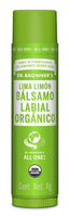 Dr. Bronner's Magic Soaps Organic Lip Balm, Lemon Lime, 0.15 Ounce