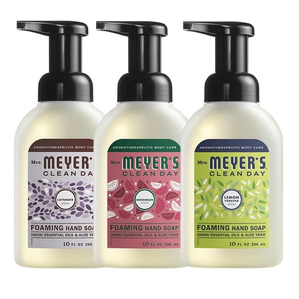 Foaming Hand Soap, 1 Pack Lavender, 1 Pack Watermelon, 1 Pack Lemon Verbena, 10 Fluid Ounce