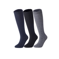 Lovely Annie Women's 3 Pairs Exceptional Non Slip, Cozy and Cool Knee High Wool Socks AFS05 Size 6-9 (Random)
