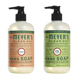 Effective Liquid Hand Soap for Daily Use | Natural Hand Soap w/ Essential Oils for Hand Wash | Cruelty Free Eco Friendly Product, 1 Bottle Geranium, 1 Bottle Iowa Pine, 12.5 OZ each