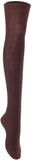 Meso Women's 4 Pairs Over Knee High Cotton M1024 Size 6-9(Coffee, Grey, Beige, Cream)