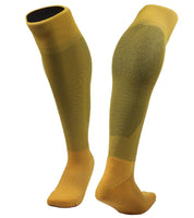 Boy's 2 Pairs High Performance Knee High Sports Socks. Lightweight & Breathable - Ultra Comfortable & Durable Socks XL005 M(Yellow)