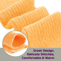 Lovely Annie Women's 3 Pairs Exceptional Non Slip, Cozy and Cool Knee High Wool Socks AFS05 Size 6-9 (Random)