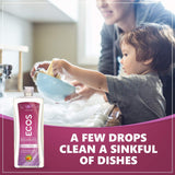 Earth Friendly Products ECOS Dishmate, Dishwashing Liquid, Natural Lavender, 25 oz, grape (97276)