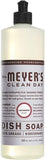 Mrs. Meyers Clean Day Liquid Dish Soap, 1 Pack Peony, 1 Pack Lavender, 1 Pack Geranium, 1 Pack Honeysuckle, 16 OZ each