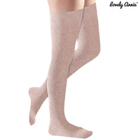 Lovely Annie Women's 4 Pairs Incredible Thigh High Cotton Boot Socks. Durable And Super Soft L1888 Size 5-11 4P4C-1(Orchid, Brown, Wheat, Khaki)