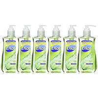 Dial Antibacterial Liquid Hand Soap, Soothing Aloe, 7.5 Ounce (Pack of 6)