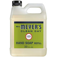 Hydrating Hand Soap Refill in Refreshing Lemon Verbena Scent for any Soap Dispenser for Bathroom & Kitchen Liquid Soap w/ Essential Oils for Hand Wash, 33 Fl OZ Per Bottle, 1 Bottle