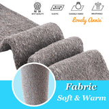 Lovely Annie Women's 3 Pairs Cute High Knee Cotton Socks, Cozy Fluffy Fancy with a Wide Color and Size Range Size 7-9 A158212(Black,Grey,Coffee)