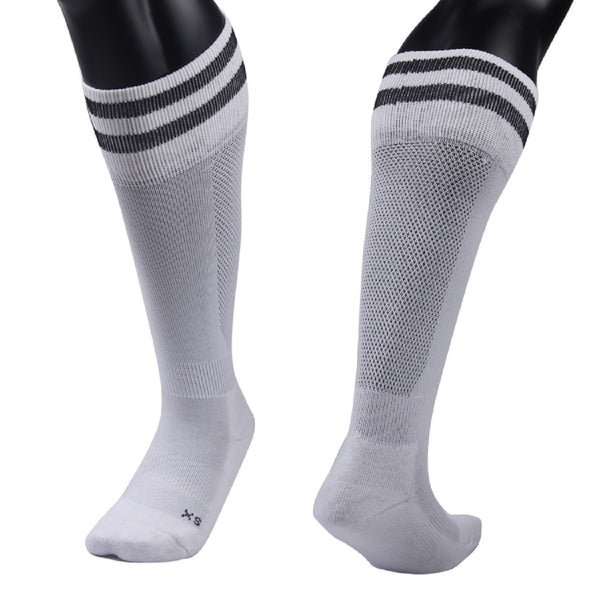 Girl's 2 Pairs High Performance Knee High Socks. Lightweight & Breathable - Ultra Comfortable & Durable Socks XL003 Size XS(White)