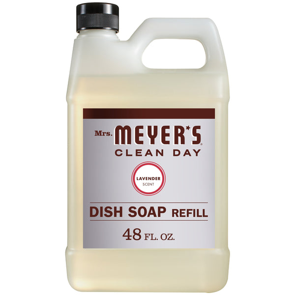 Mrs. Meyer's Clean Day Liquid Dish Soap Refill, Lavender Scent, 48 Ounce Bottle