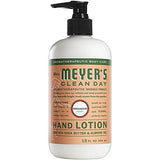 Mrs. Meyers Clean Day Hand Lotion, 1 Pack Plumbery, 1 Pack Rainwater, 12 OZ each