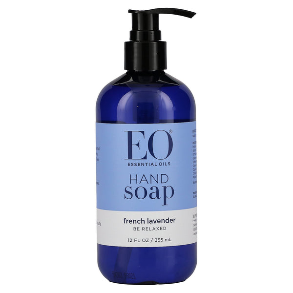 EO French Lavender Essential Oils Hand Soap, 12 fl oz