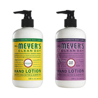 Mrs. Meyers Clean Day Hand Lotion, 1 Pack Honeysuckle, 1 Pack Plumbery, 12 OZ each