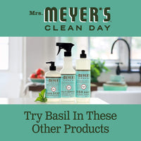 Mrs. Meyer's Basil Scent Liquid Hand Soap Refill Bottle, 33 Fl oz (Pack - 6)