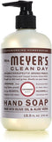 Mrs. Meyers Clean Day Liquid Hand Soap, Lavender Scent, (12.5 Ounce, Pack of 4)