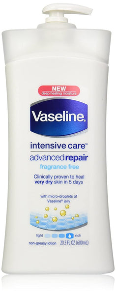 Intensive Rescue Repairing Moisture Lotion, Fragrance Free, 20.3 oz Pack of 5