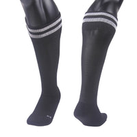 Wonderful Women's 1 Pair Knee High Sports Socks. Perfect for Fitness, Gym, any Workout or Sport Size M(Black)