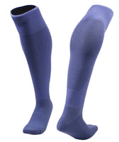 Men's 2 Pairs Fantastic Knee High Sports Socks. Cozy, Comfortable, Durable and Health Supporting Size M(Light Blue)