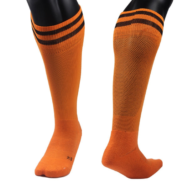 Lovely Annie Unisex Children 1 Pair Knee High Sports Socks for Baseball/Soccer/Lacrosse XS(Orange)