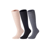 Lovely Annie Women's 3 Pairs Exceptional Non Slip, Cozy and Cool Knee High Wool Socks AFS05 Size 6-9 (Random)