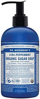 Dr. Bronner Organic Peppermint Scent Sugar Scrub 12 oz.