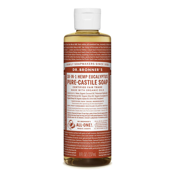 Magic Soaps: Liquid Castile Soap, Eucalyptus 8 oz (6 pack)