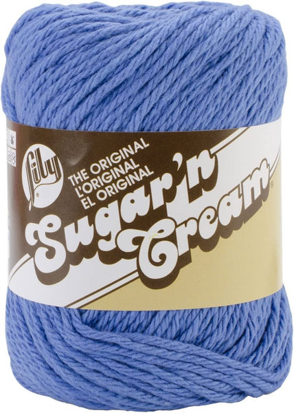 Lily Sugarn Cream Yarn Bulk Buyolids (6-Pack) Blueberry 102001-1725