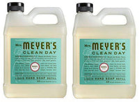 Mrs. Meyers Liquid Hand Soap Refill WltTfI, 33 Oz, 2Pack (Basil)