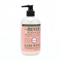 Effective Liquid Hand Soap for Daily Use | Fragrant Natural Hand Soap w/ Essential Oils for Hand Wash | Cruelty Free Eco Friendly Product- Geranium Scent in Refillable Soap Bottle with Pump 12.5 Fl OZ Per Pack