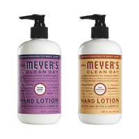 Mrs. Meyers Clean Day Hand Lotion, 1 Pack Plumbery, 1 Pack Oat Blosom, 12 OZ each