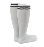 Lovely Annie 1 Pair Fantastic Men's Knee High Sports Socks. Cozy, Comfortable, Durable and Health Supporting XL002 Size L White