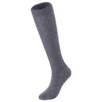 Lovely Annie Big Girl's & Women's 3 Pairs Exceptional Non Slip, Cozy and Cool Knee High Wool Socks ABGFS05 Size 6-9 (Grey, Pruple, Black)