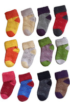 Lovely Annie 4 Pairs Children Wool Love Heart Socks Girl 12M-36M Random Color