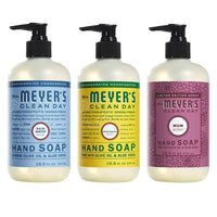 Effective Liquid Hand Soap for Daily Use Natural Hand Soap Essential Oils for Cruelty Free Eco Friendly Product, 1 Bottle Rain Water, 1 Bottle Honey Suckle, 1 Bottle Mum, 12.5 OZ each