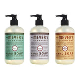 Effective Liquid Hand Soap for Daily Use Natural Hand Soap Essential Oils for Cruelty Free Eco Friendly Product, 1 Bottle Basil, 1 Bottle Lavender, 1 Bottle Oat Blossom, 12.5 OZ each