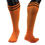 Lovely Annie Children's 1 Pair Knee High Sports Socks Lightweight & Breathable Socks - Ultra Comfortable & Durable Long Socks XL003 S(Orange)