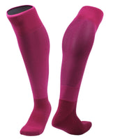 Boy's 2 Pairs High Performance Knee High Sports Socks. Lightweight & Breathable - Ultra Comfortable & Durable Socks XL005 M(Rose)