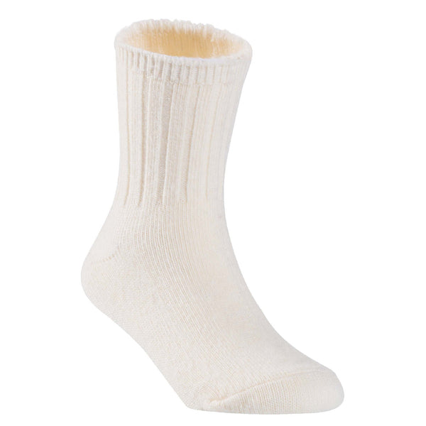 6 Pairs Children's Durable, Stretchable, Thick & Warm Wool Crew Socks. Perfect as Winter Snow Sock and All Seasons FS01 6P Size 0Y-2Y(White)