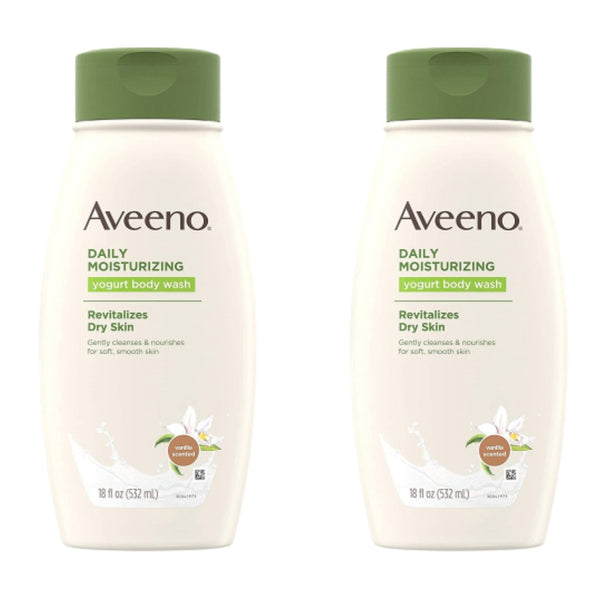 Soothing & Gentle Body Wash for Dry Skin Moisturizing Body Wash for Women and Men Oat & Vanilla Scented Relieving Body Wash for Shower, 18 Fl OZ Bottle, 2 Bottles