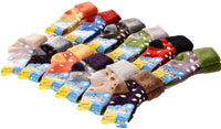 Lovely Annie 3 Pairs Children Wool Blend Dotted Socks B 0M-12M Random Color