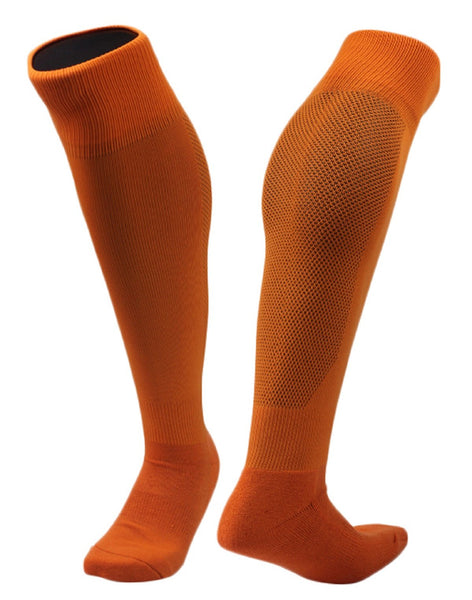 Boy's 1 Pair High Performance Knee High Sports Socks. Lightweight & Breathable - Ultra Comfortable & Durable Socks XL005 M(Orange)