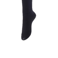 Lovely Annie Women's 5 Pairs Incredible Durable Super Soft Unique Over Knee High Thigh High Cotton Socks Size 6-9 A1022(Black)