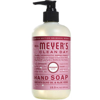 Effective Liquid Hand Soap for Daily Use | Natural Hand Soap w/ Essential Oils for Hand Wash | Cruelty Free Eco Friendly Product, 1 Bottle Geranium, 1 Bottle Peppermint, 12.5 OZ each