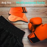 Lovely Annie Girls' 2 Pairs Knee High Sports Socks for Baseball/Soccer/Lacrosse 003 S(Orange)