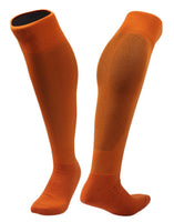 Men's 1 Pair Fantastic Knee High Sports Socks. Cozy, Comfortable, Durable and Health Supporting Size XL005 M(Orange)