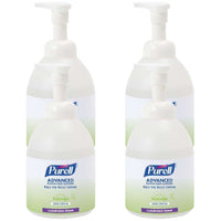 Advanced Pump Foam Hand Sanitizer- EcoLogo & Green Certified Moisturizing Hand Sanitizer| Gentle Foaming Hand Sanitizer: Ideal Office, School & Home Sanitizer- Trusted by Hospitals| 535 mL Pump Bottle, 18 Fl OZ Per Pack