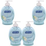 Effective Liquid Hand Soap- The Ideal Sensitive Skin Hand Soap| Dermatologist Tested Floral Fragrance Moisturizing Soap for Daily Hand Wash- Clinically Proven| Refillable Soap Bottle with Pump 7.5 Fl OZ Per Pack, Pack of 4