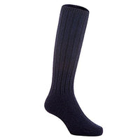 Lovely Annie Unisex Children 3 Pairs Knee Length Wool Socks Size 2-4Y(Navy)